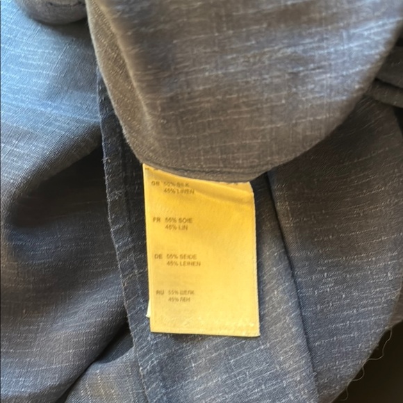 Rochester Casual Blue Button Down Shirt with Relaxed Fit - Picture 6 of 7